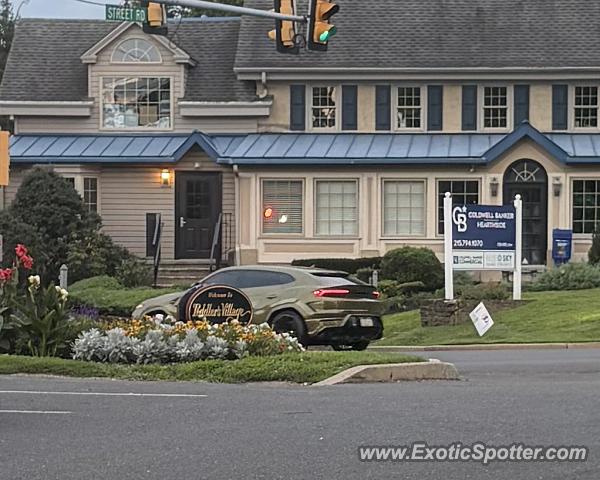 Lamborghini Urus spotted in New Hope, Pennsylvania