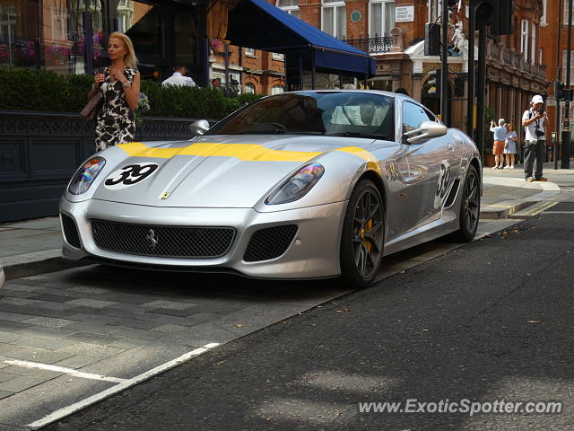 Ferrari 599GTO spotted in London, United Kingdom