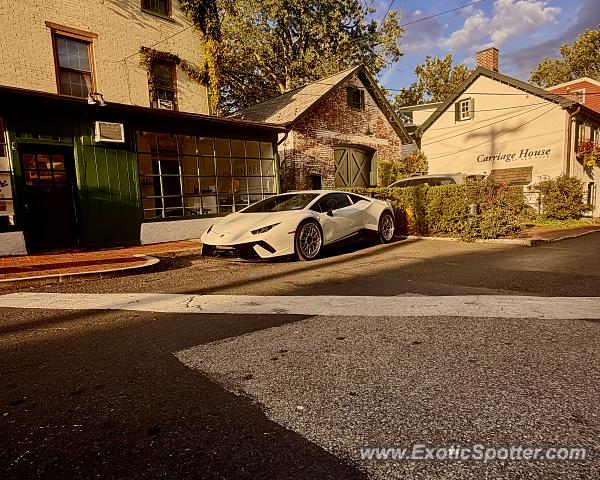 Lamborghini Huracan spotted in New Hope, Pennsylvania