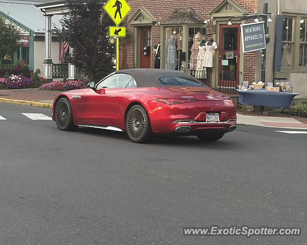 Mercedes SL600 spotted in New Hope, Pennsylvania