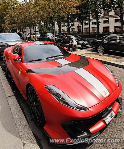 Ferrari 812 Superfast spotted in Paris, France