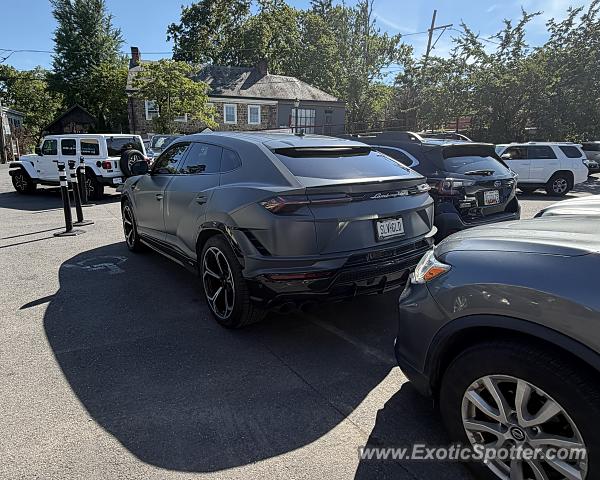 Lamborghini Urus spotted in New Hope, Pennsylvania