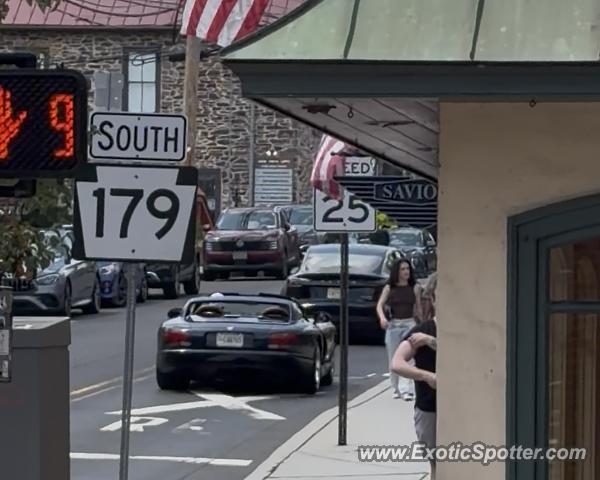Dodge Viper spotted in New Hope, Pennsylvania