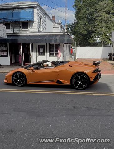 Lamborghini Huracan spotted in New Hope, New Jersey