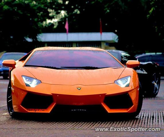 Lamborghini Aventador spotted in Yangon/Myanmar, Unknown Country