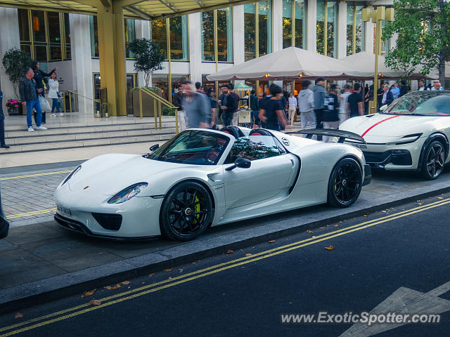 Porsche 918 Spyder spotted in London, United Kingdom