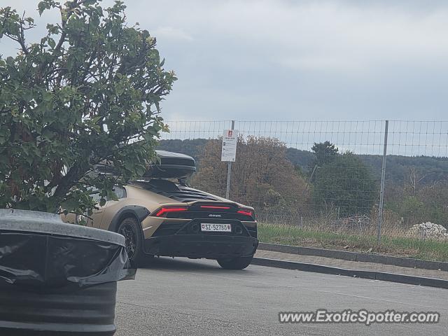Lamborghini Huracan spotted in Outskirt switzer, Switzerland
