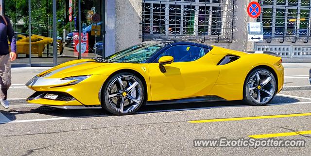 Ferrari SF90 Stradale spotted in Zürich, Switzerland