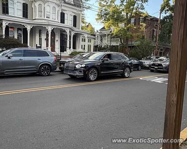 Bentley Bentayga spotted in New Hope, Pennsylvania