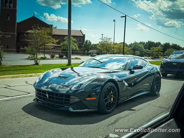 Ferrari F12 spotted in Granger, Indiana