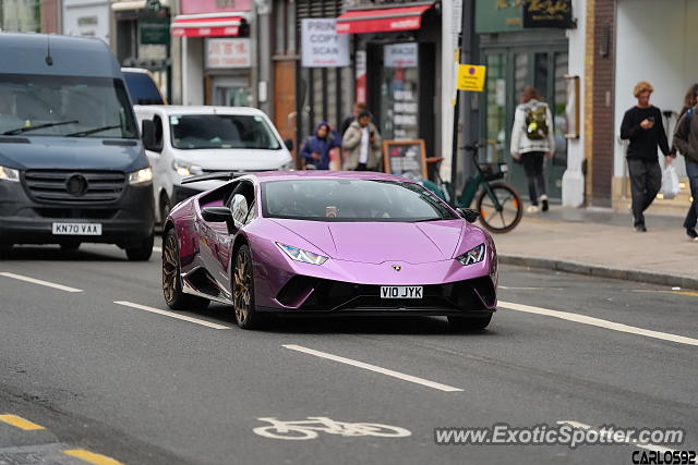 Lamborghini Huracan spotted in London, United Kingdom