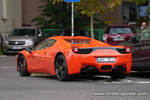 Ferrari 458 Italia spotted in Warsaw, Poland