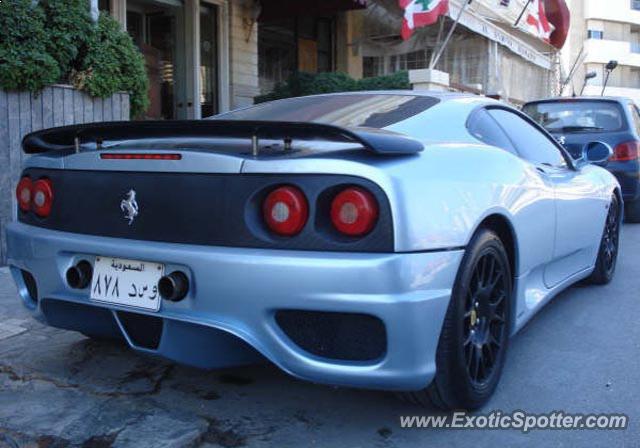 Ferrari 360 Modena spotted in Beirut, Lebanon