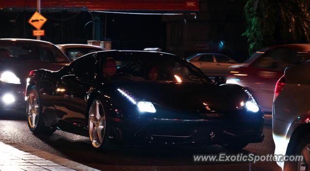 Ferrari 458 Italia spotted in Kuala Lumpur, Malaysia