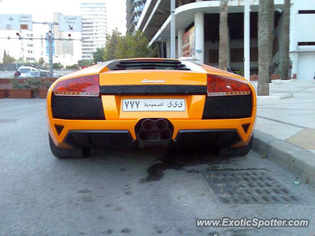 Lamborghini Murcielago spotted in Beirut, Lebanon