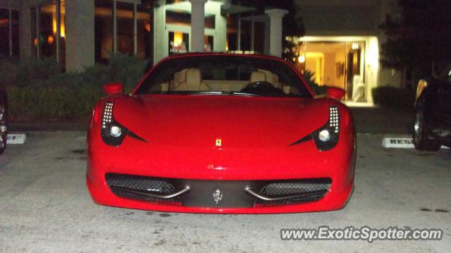 Ferrari 458 Italia spotted in Jacksonville, Florida