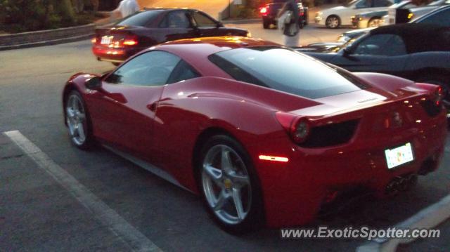 Ferrari 458 Italia spotted in Jacksonville, Florida