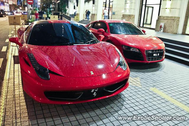 Ferrari 458 Italia spotted in Kuala Lumpur, Malaysia