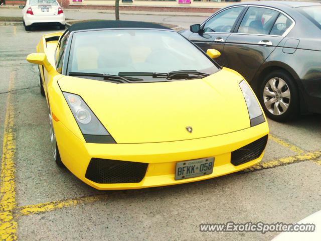 Lamborghini Gallardo spotted in London, Ontario, Canada