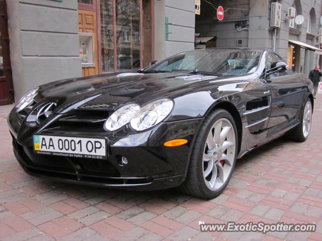 Mercedes SLR spotted in Kiev, Ukraine