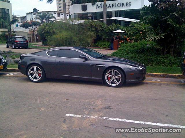 Aston Martin DB9 spotted in Lima, Peru