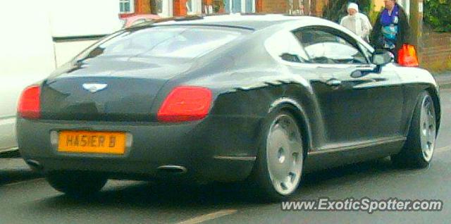 Bentley Continental spotted in Braintree, United Kingdom