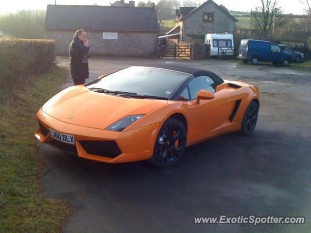 Lamborghini Gallardo spotted in Cardiff, United Kingdom