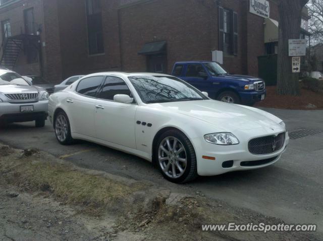 Maserati Quattroporte spotted in Newton Centre, Massachusetts