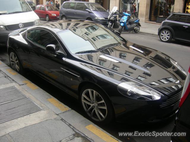 Aston Martin DB9 spotted in Paris, France