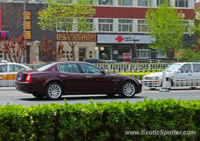 Maserati Quattroporte spotted in Beijing, China
