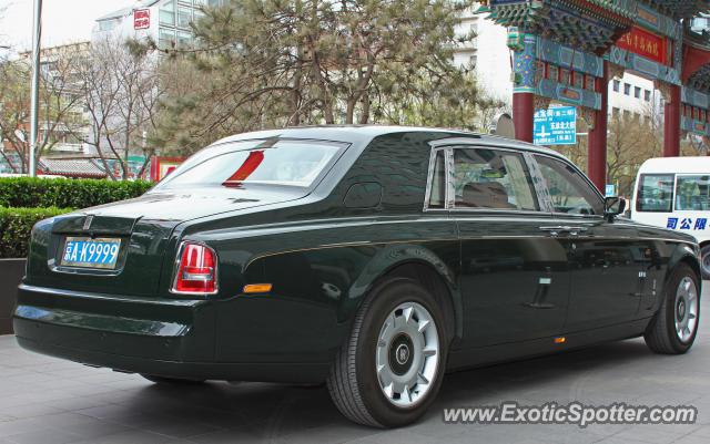 Rolls Royce Phantom spotted in Beijing, China