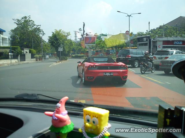 Ferrari F430 spotted in Jakarta, Indonesia