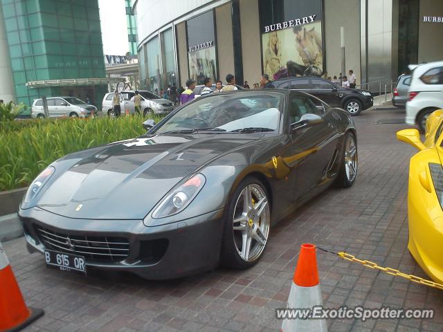 Ferrari 599GTB spotted in Jakarta, Indonesia