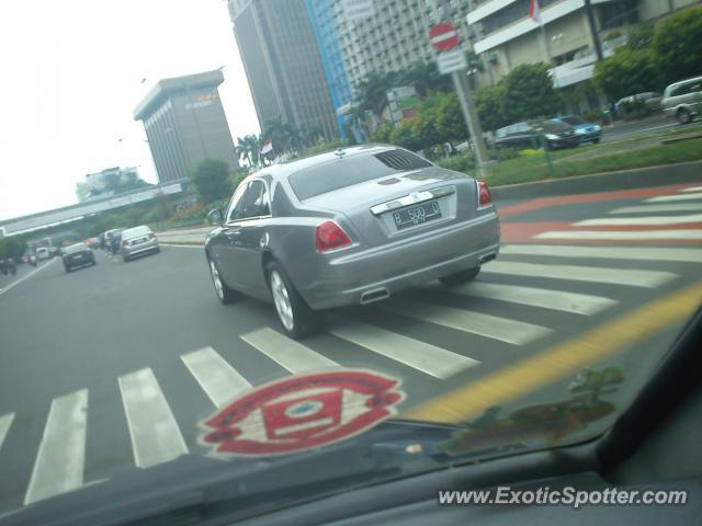 Rolls Royce Ghost spotted in Jakarta, Indonesia