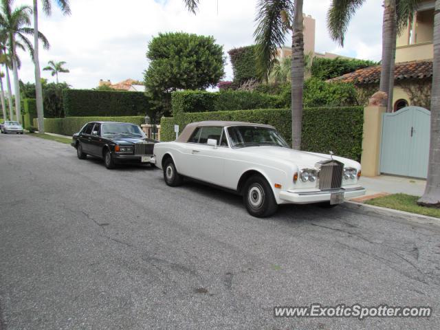 Rolls Royce Corniche spotted in Palm Beach, Florida