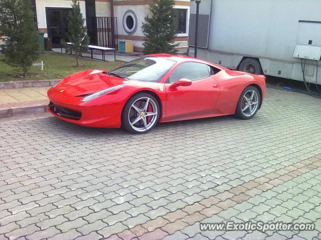 Ferrari 458 Italia spotted in Kocaeli, Turkey