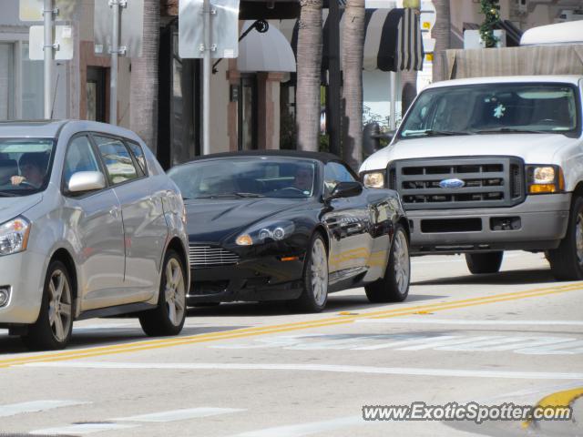 Aston Martin DB9 spotted in Palm Beach, Florida