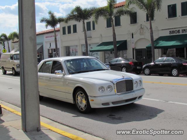 Bentley Arnage spotted in Palm Beach, Florida