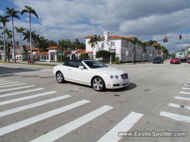 Bentley Continental spotted in Palm Beach, Florida