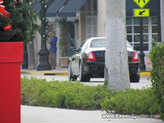 Maserati Quattroporte spotted in Palm Beach, Florida