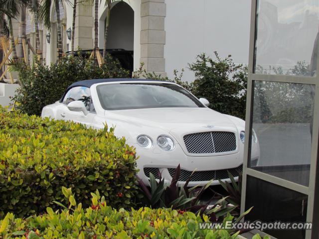 Bentley Continental spotted in Palm Beach, Florida