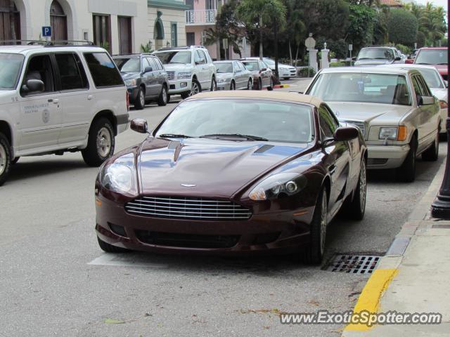 Aston Martin DB9 spotted in Palm Beach, Florida