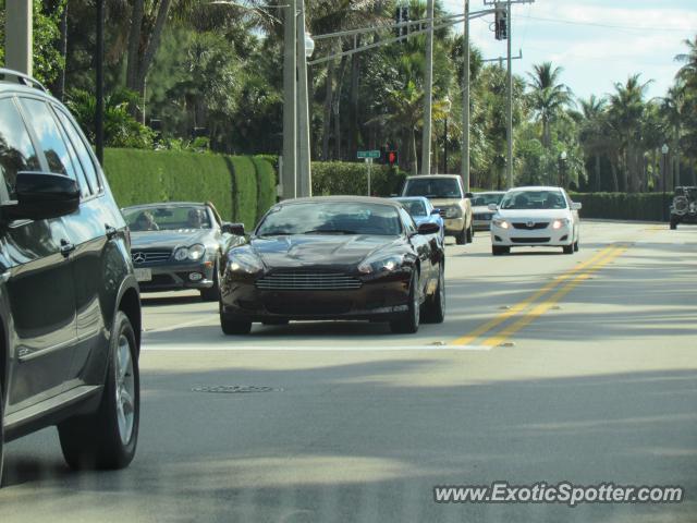 Aston Martin DB9 spotted in Palm Beach, Florida