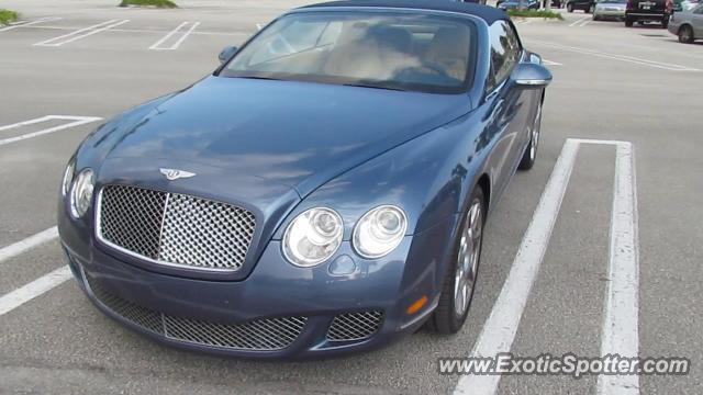 Bentley Continental spotted in Palm Beach Gardens, Florida