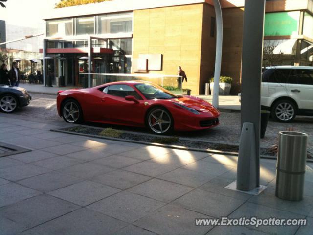 Ferrari 458 Italia spotted in Istanbul, Turkey