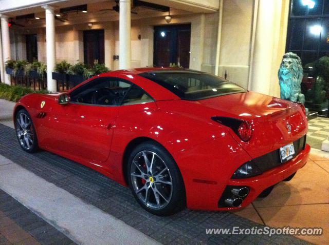 Ferrari California spotted in Jacksonville, Florida