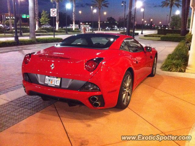 Ferrari California spotted in Jacksonville, Florida