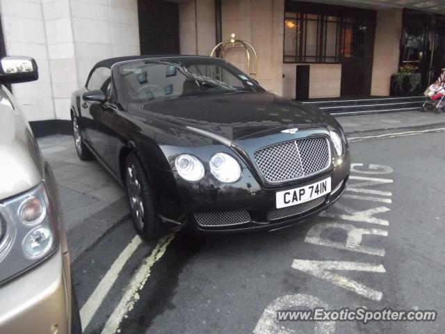 Bentley Continental spotted in London, United Kingdom