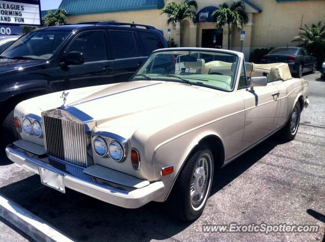 Rolls Royce Corniche spotted in Naples, Florida