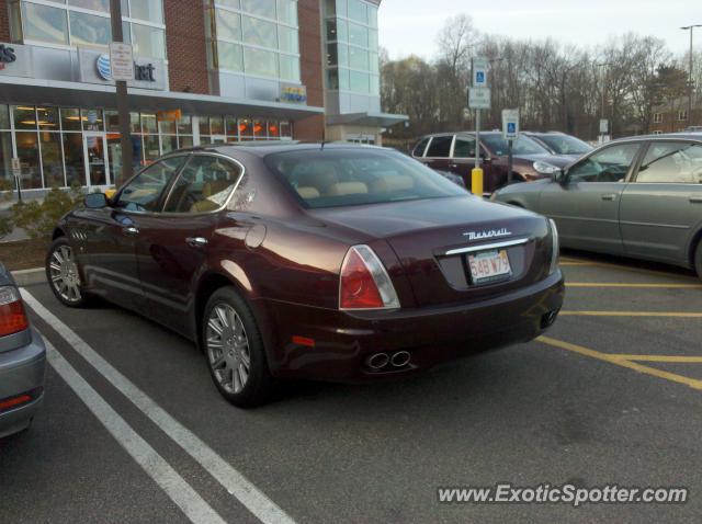 Maserati Quattroporte spotted in Chestnut Hill, Massachusetts